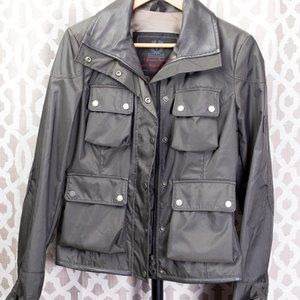 Belstaff rare women's textile motorcycle jacket medium